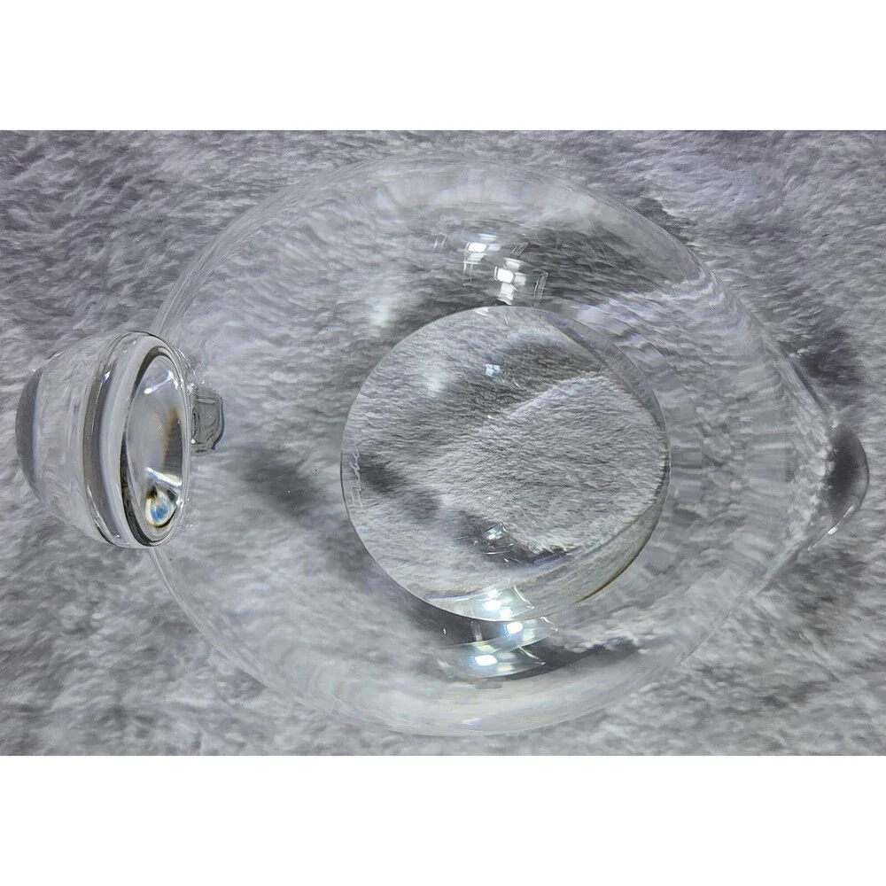 Beautiful Steuben Crystal Clear Art ~ Gravy/Sauce Boat ~ Signed!